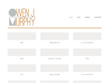 Tablet Screenshot of owenjmurphy.com
